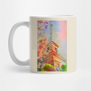 Eiffel Tower, painted! Mug